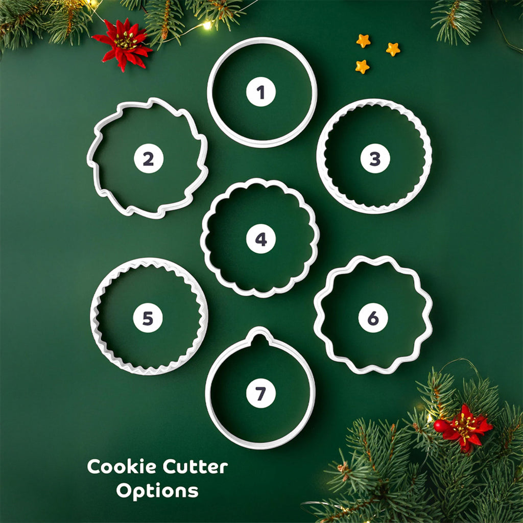 Personalized Family Name Merry Christmas Cookie Stamp HA75 922030