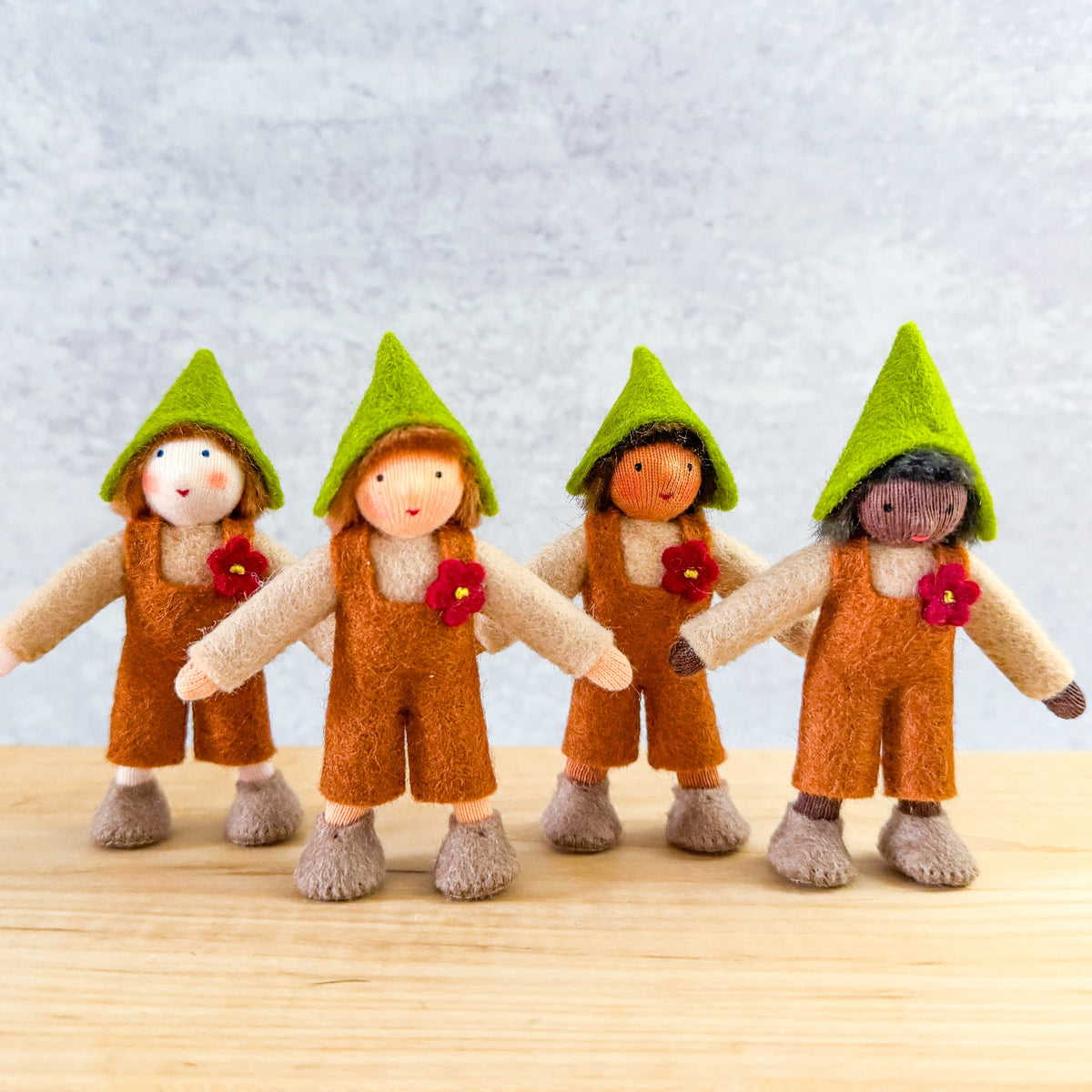Garden Gnome Boy - 3.5" Doll - Ambrosius Flower Fairies