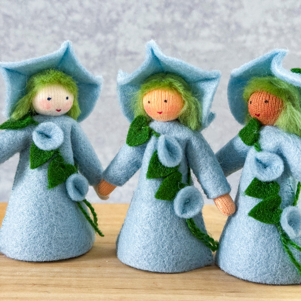 Morning Glory Fairy - 3.5" Doll - Flower Hat - Ambrosius Flower Fairies