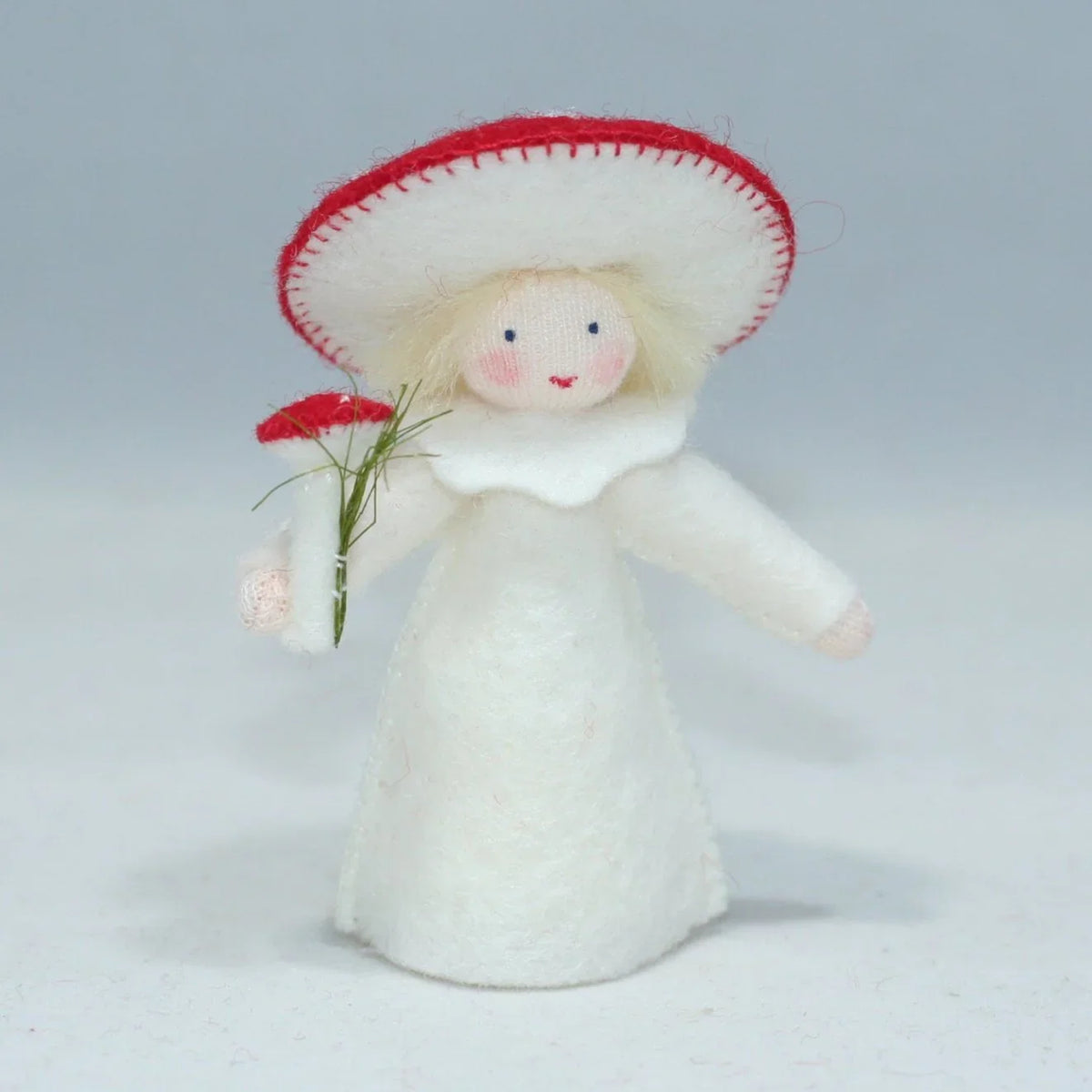 Red Mushroom Fly Agaric Fairy - Flower Hat Fairy - Ambrosius